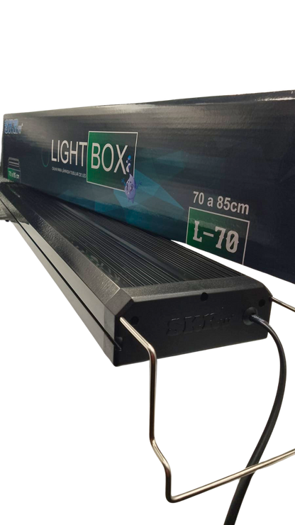 SKRw LIGHT BOX L-70 2 LAMPAD. ROSA + ROSA 70-85CM