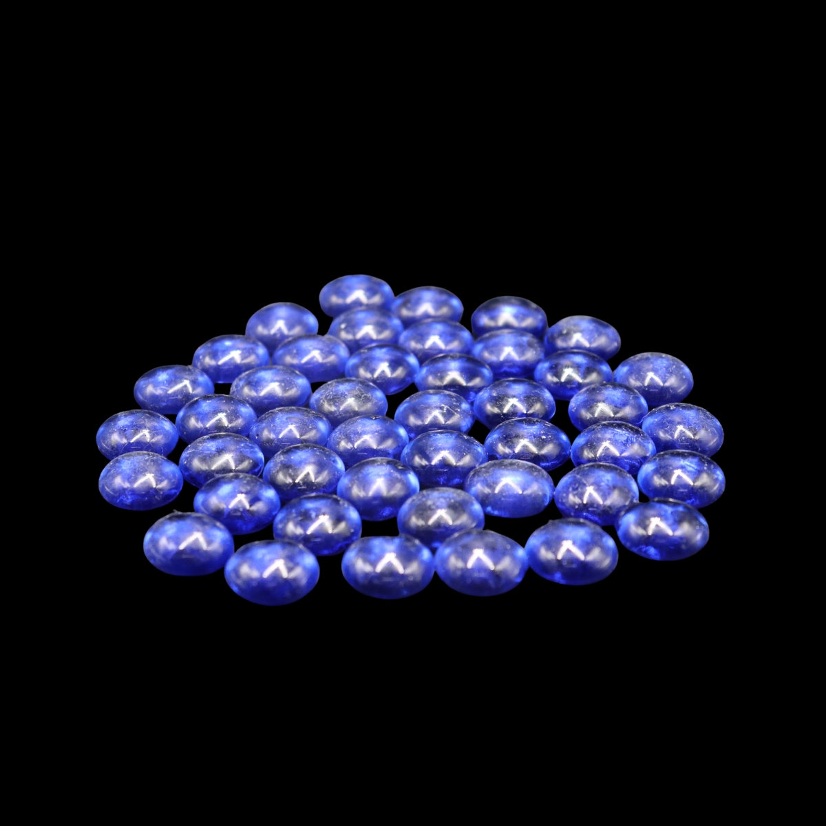 SKRw ENFEITE DE VIDRO F-17-19  BRILHANTE AZUL 200G