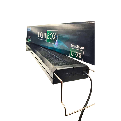 SKRw LIGHT BOX L-70 2 LAMPAD. AZ/BR+PLANT 70-85CM