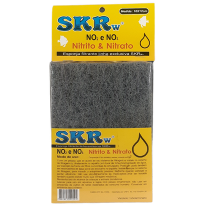 SKRw ESPONJA FILTRANTE REMOVE NITRITO   16X12CM