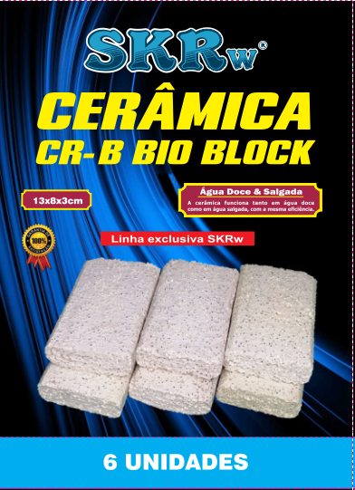 SKRw CERAMICA CR-B BIO BLOCK - 14X8X3CM 6-UNID.