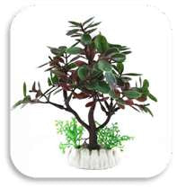 SKRw PLANTA ARTIFICIAL T 514 13X16CM ARVORE VM/VD