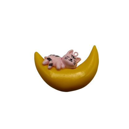 SKRw ENFEITE JJ-022 LUA.FLUTUA. C/ GATINHO DORMIND