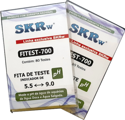 SKRw FITEST TESTE DE PH EM FITA 80 TEST.CAIXA C/20