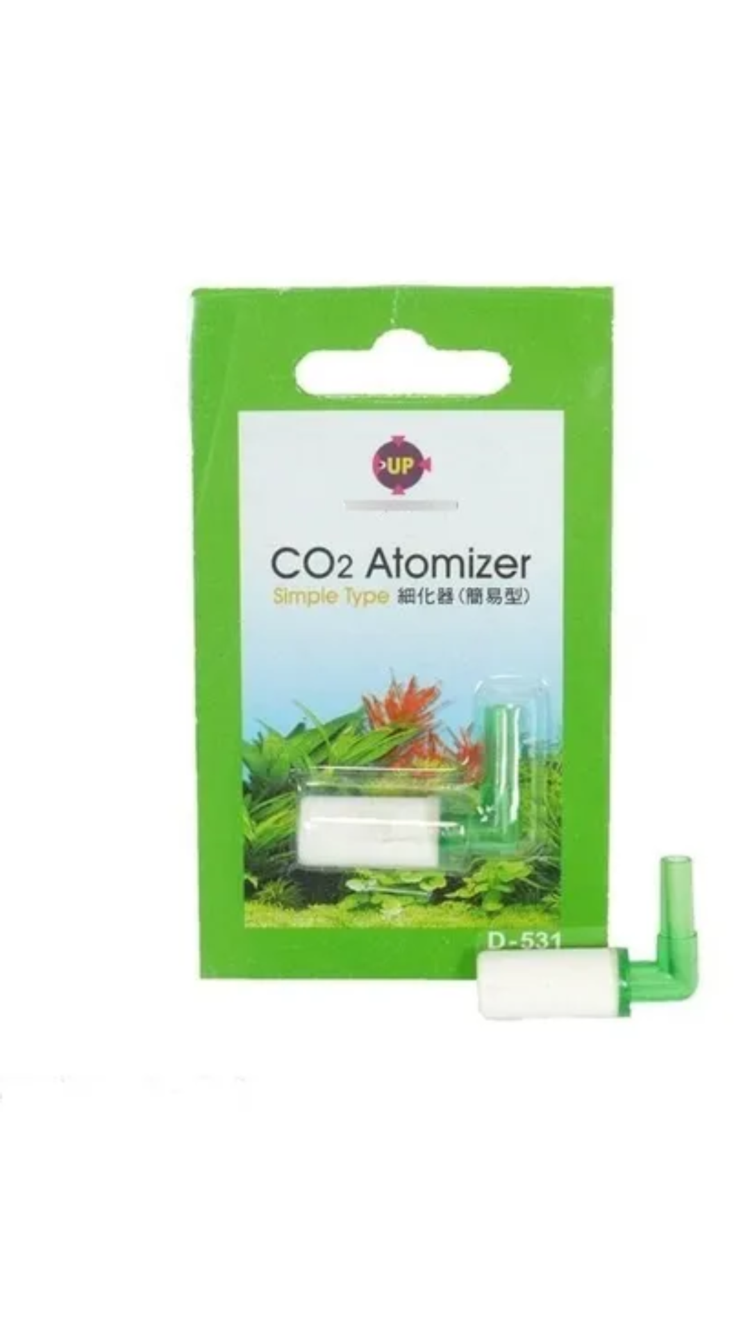 UP-AQUA DIFUSOR DE CO2 MINI COMPACTO ATOM.  D-531
