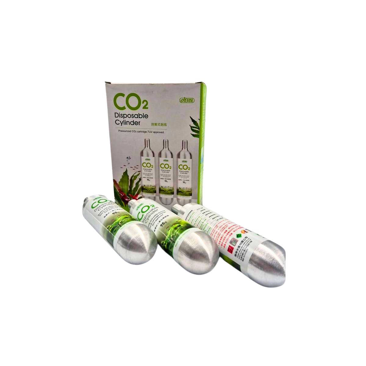 ISTA CO2 REFIL 3 CILINDRO DESCARTAVEL 95G  I-519