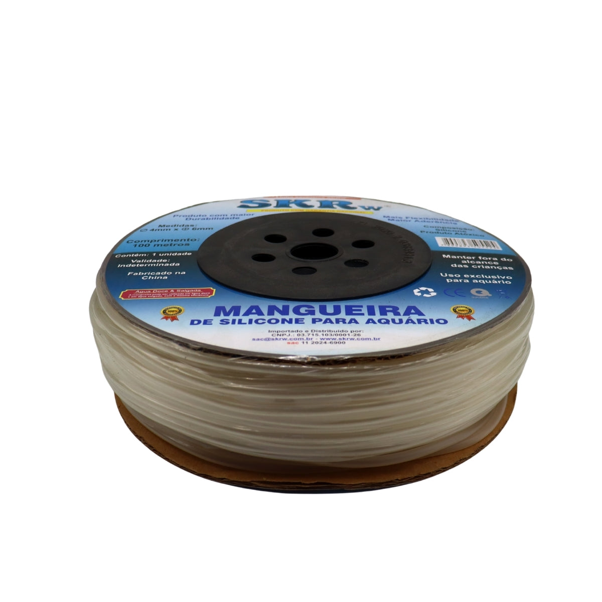 SKRw MANGUEIRA SILICONE  4MM 100 METROS