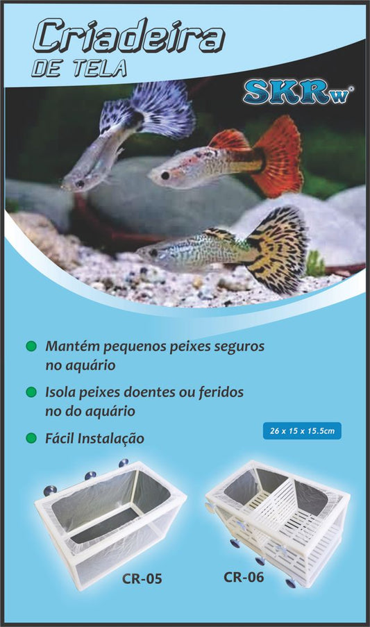 SKRw CRIADEIRA CR-05 DE TELA S/ DIVISAO 26X15X15CM