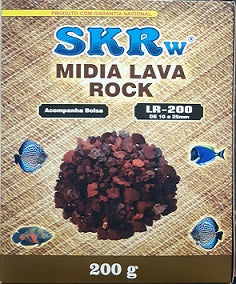 SKRw MIDIA LAVA ROCK  10 A 25MM + BOLSA 200G