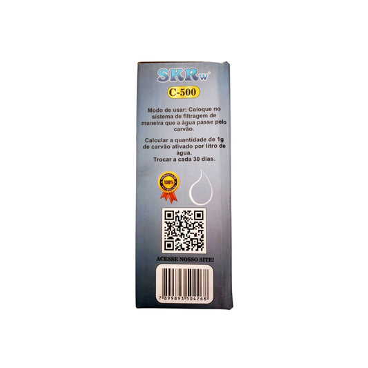 SKRw CARVAO ATIVADO   PELET.COM BOLSA C- 500 500G