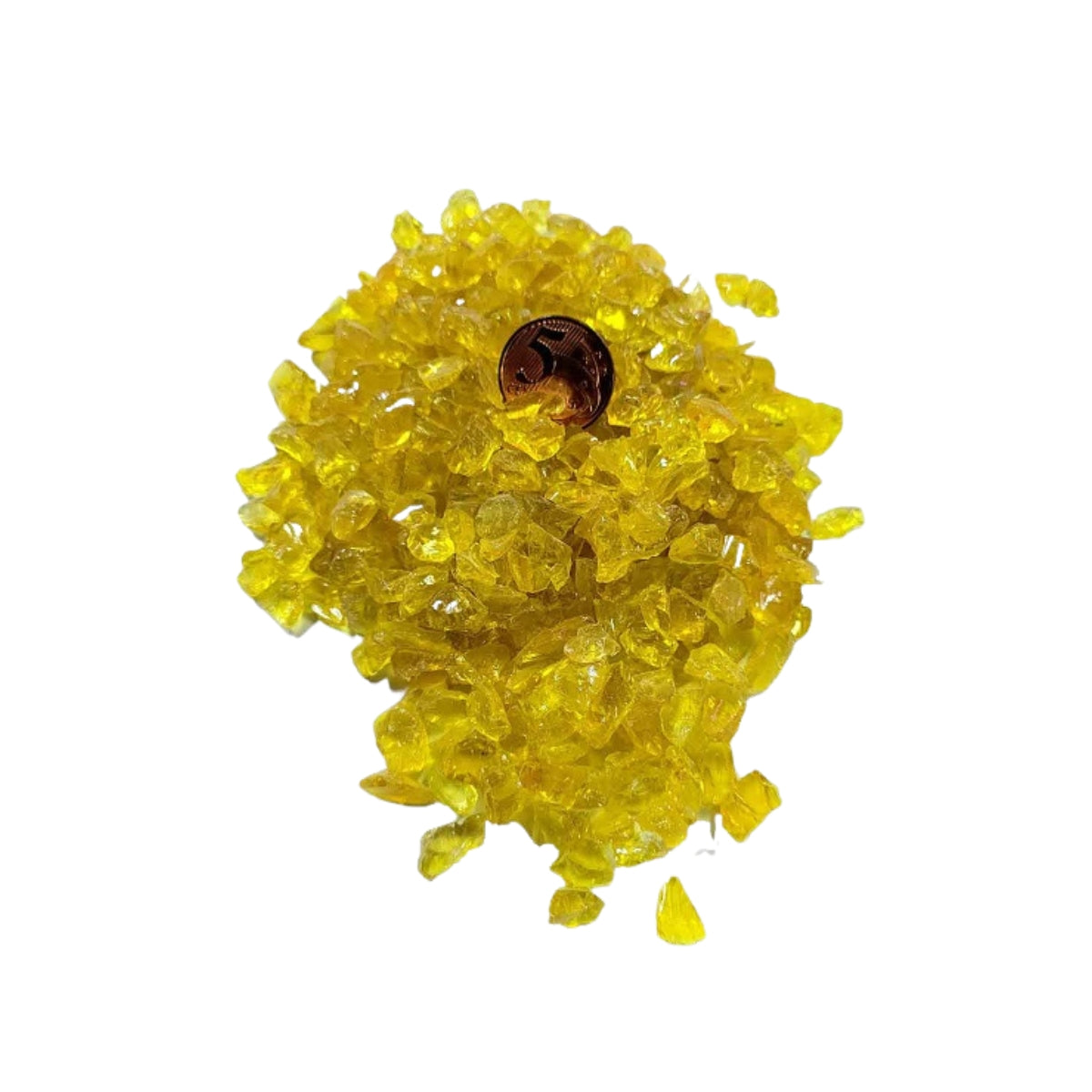 SKRw ENFEITE DE VIDRO F- 6-9  YELLOW 200G