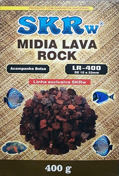 SKRw MIDIA LAVA ROCK  10 A 25MM + BOLSA 400G
