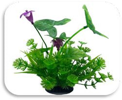 SKRw PLANTA ARTIFICIAL D-501 12X17 ARRAN.FLOR LILA