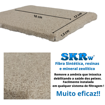 SKRw ESPONJA FILTRANTE REMOVE AMONIA   16X12CM