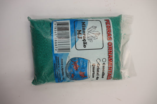 AREIA COLOR VERDE 1 KG