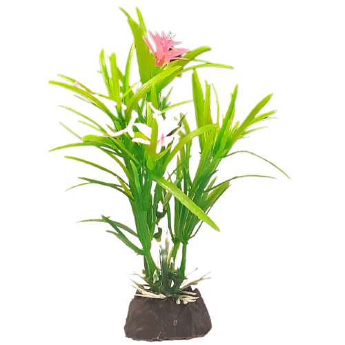 SKRw PLANTA ARTIFICIAL S-415 13CM - VERDE FLOR ROS