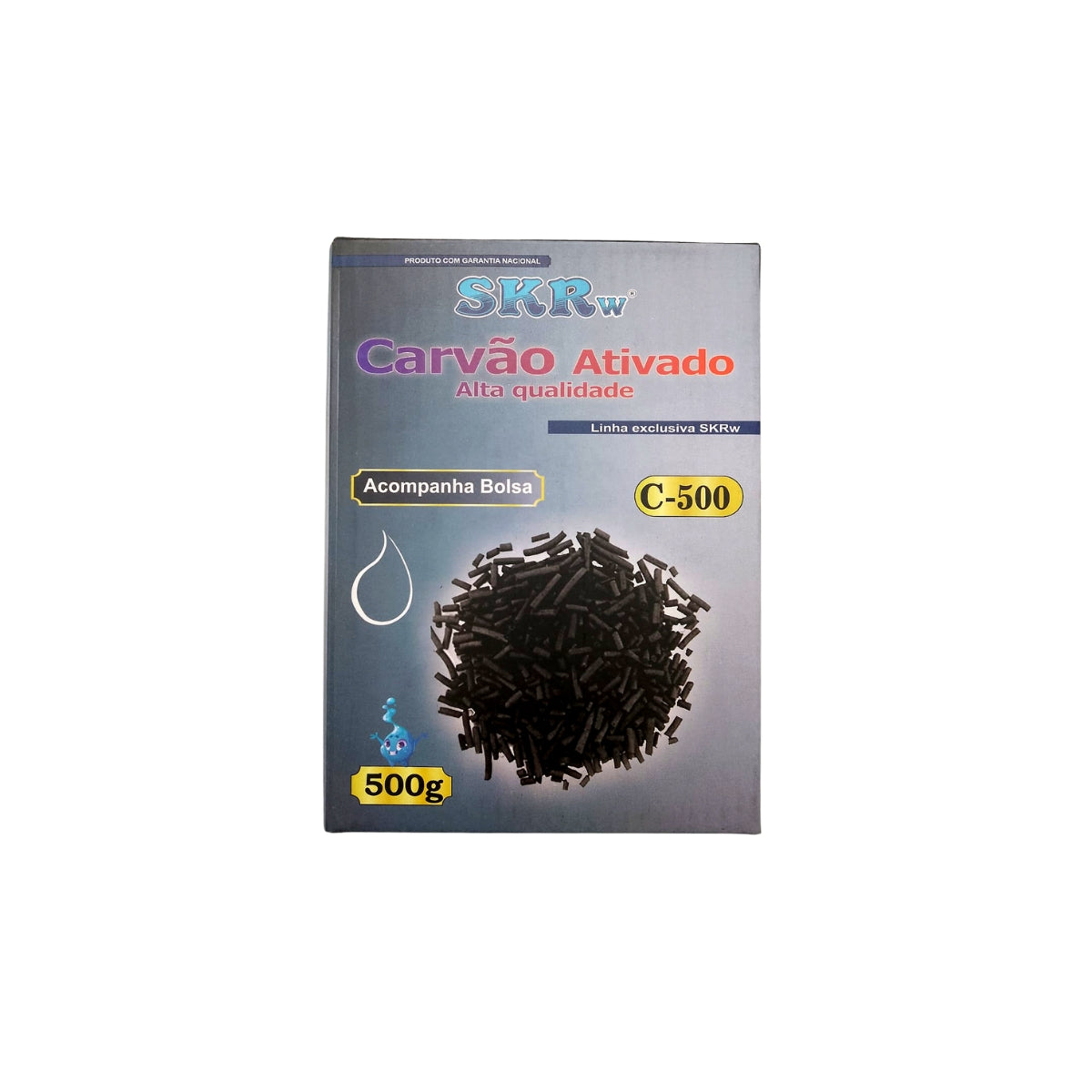SKRw CARVAO ATIVADO   PELET.COM BOLSA C- 500 500G