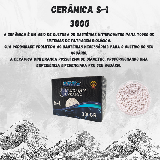 SKRw CERAMICA S-1 ESFERA MINI 2.0MM BRANCA  300G