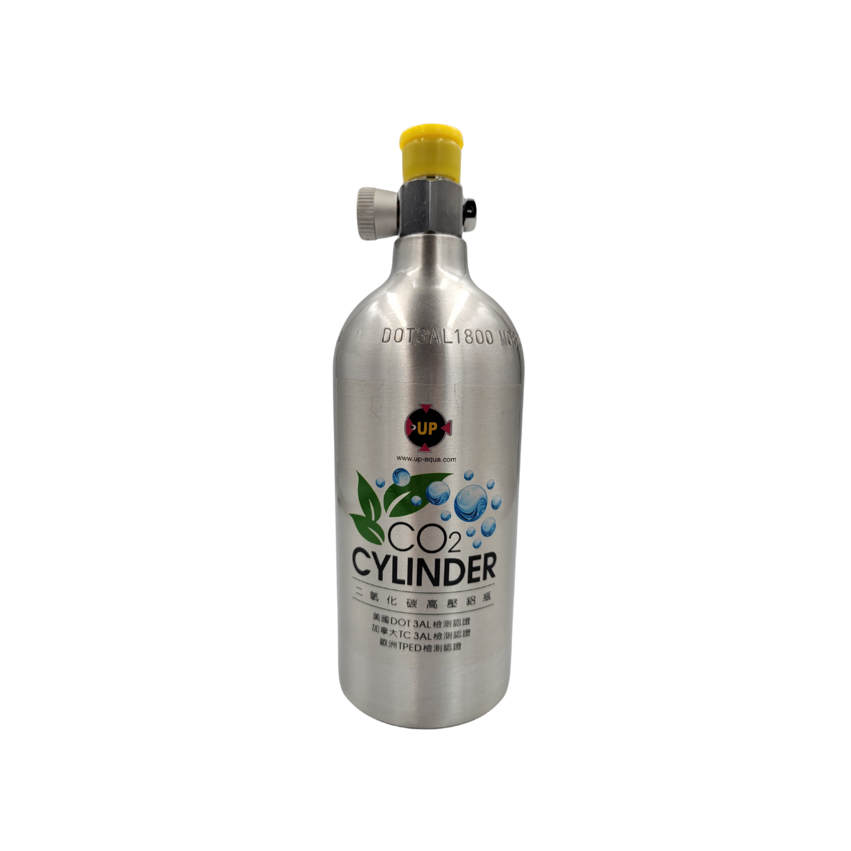UP-AQUA CILINDRO CO2 0,600L ALUMIN.RECARREGA A-137
