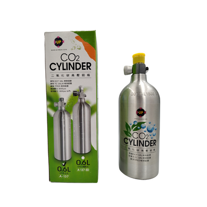 UP-AQUA CILINDRO CO2 0,600L ALUMIN.RECARREGA A-137