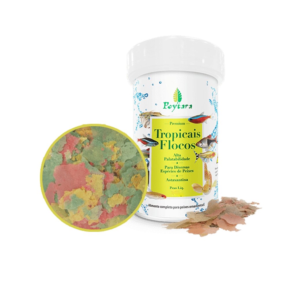 POYTARA TROPICAIS FLOCOS  130G