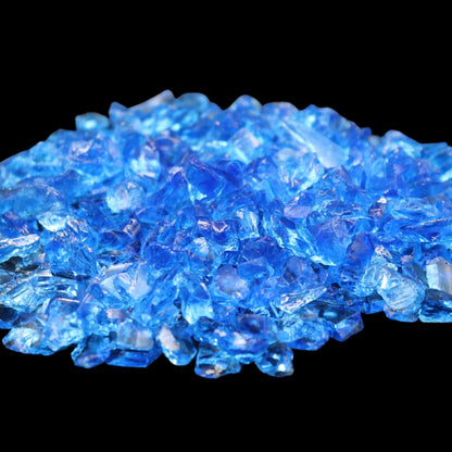 SKRw ENFEITE DE VIDRO F- 6-9  CEU AZUL 200G