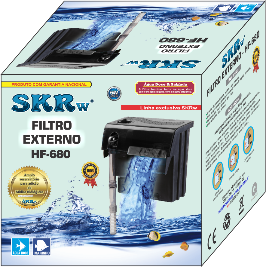 SKRw FILTRO EXTERNO HF- 680  680L/H 220V