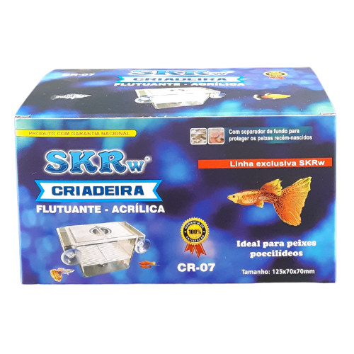 SKRw CRIADEIRA CR-07 FLUTUANT.ACRILICA 12X7X7 MINI