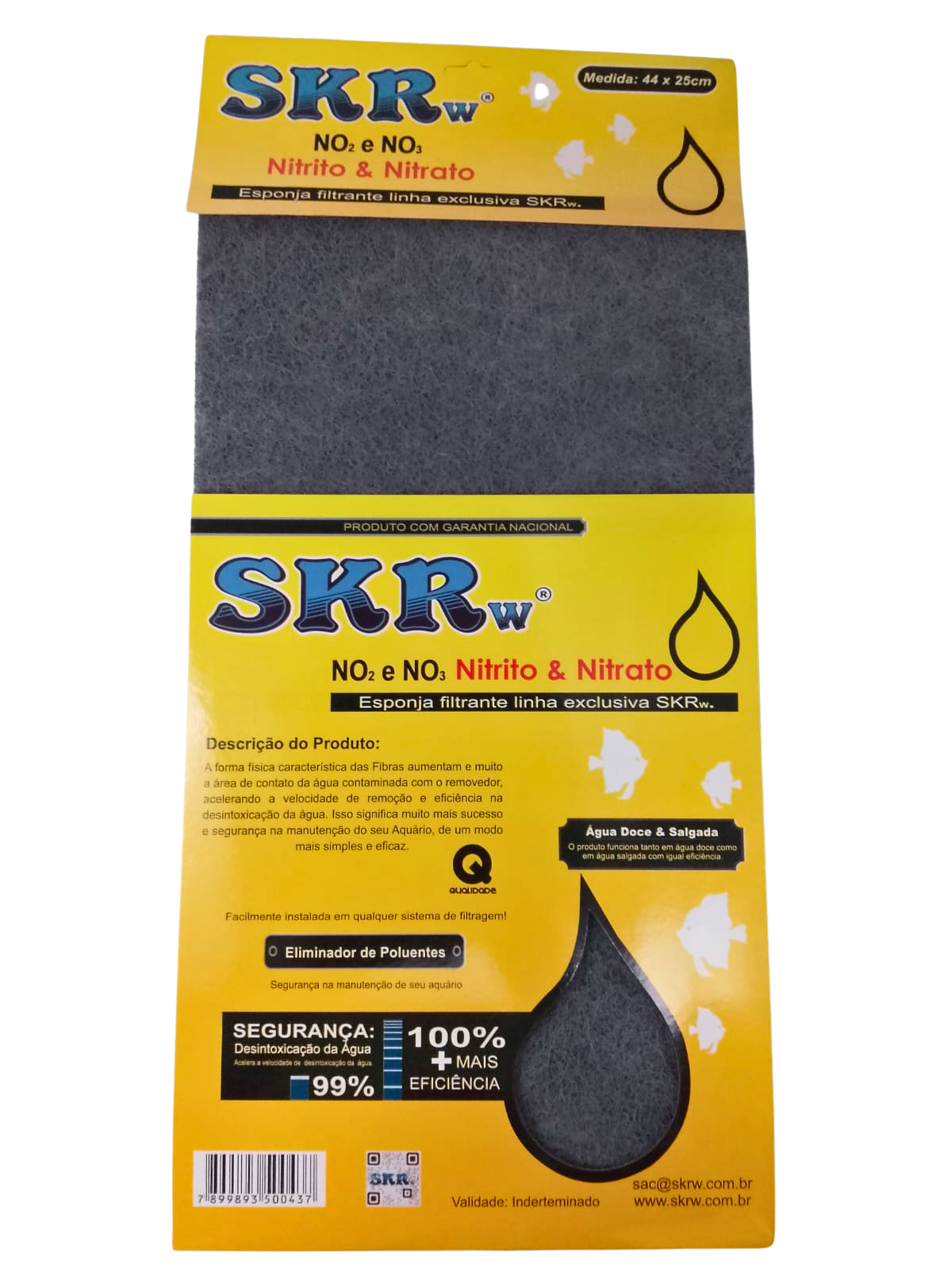 SKRw ESPONJA FILTRANTE REMOVE NITRITO  44X25CM