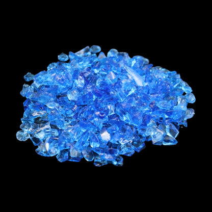 SKRw ENFEITE DE VIDRO F- 6-9  CEU AZUL 200G