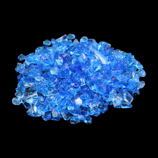 SKRw ENFEITE DE VIDRO F- 6-9  CEU AZUL 200G