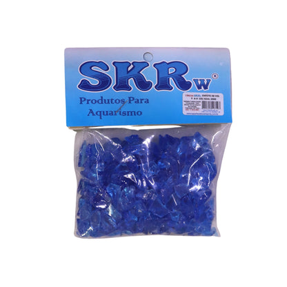 SKRw ENFEITE DE VIDRO F- 6-9  CEU AZUL 200G