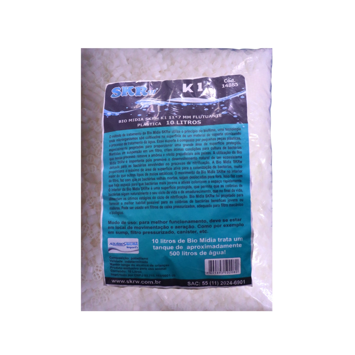 SKRw BIO MIDIA K1 11*7 MM FLUT.PLAST.  10 LT