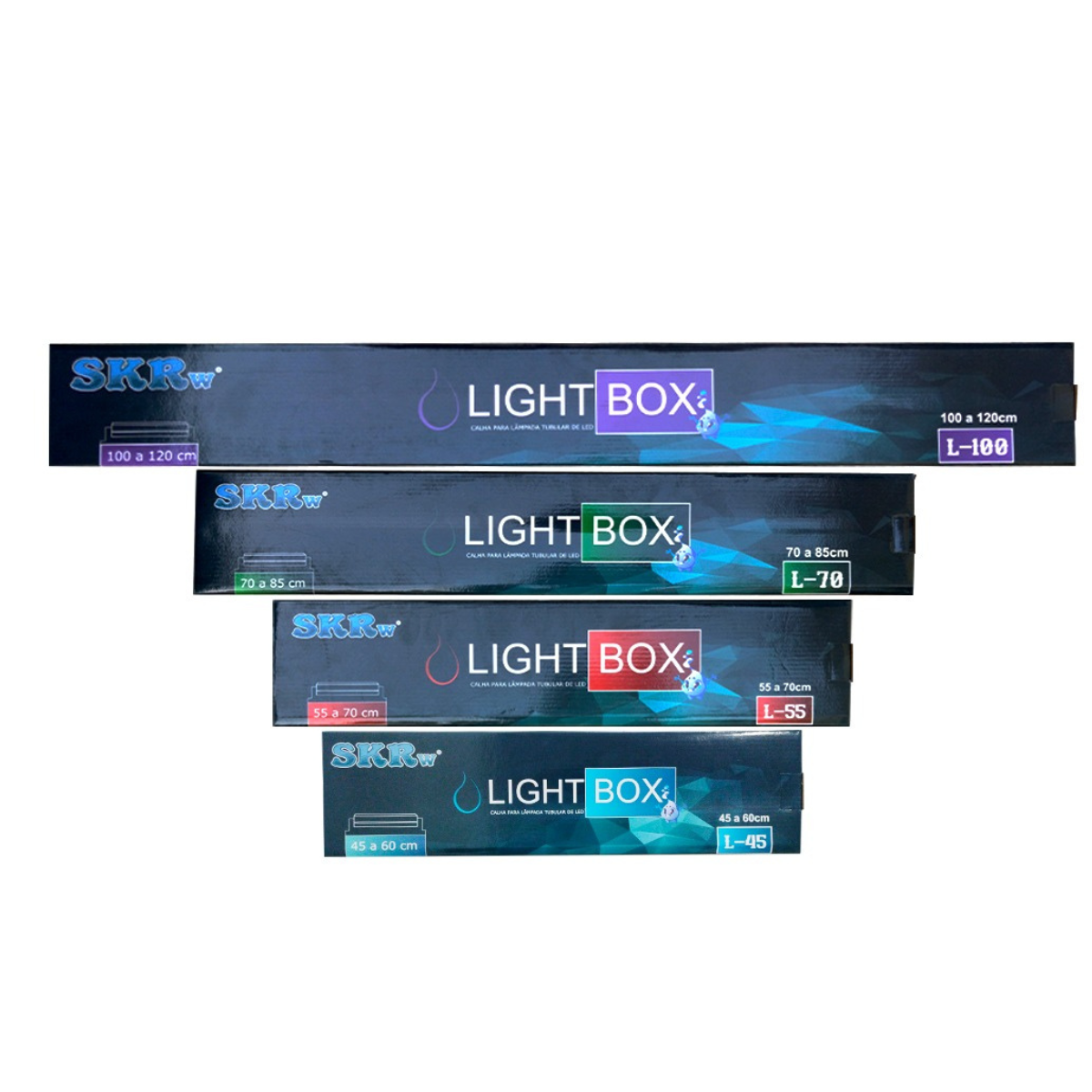 SKRw LIGHT BOX SEM LAMPADA LED L-100 100 A 120