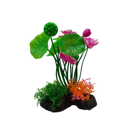 SKRw PLANTA ARTIFICIAL T-811 15X30 FLOR LILAS