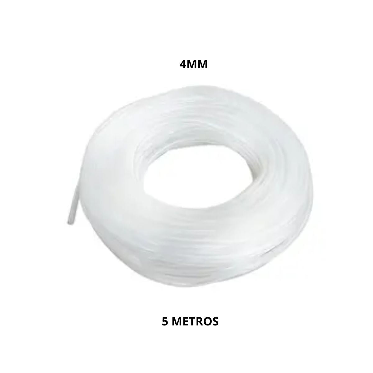 SKRw MANGUEIRA SILICONE  4MM   5  METROS