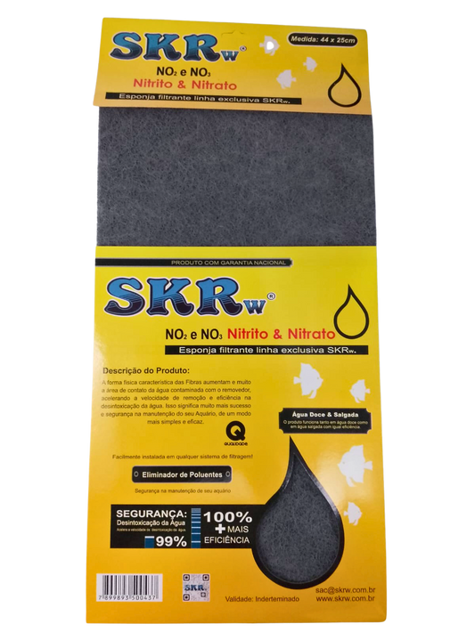 SKRw ESPONJA FILTRANTE REMOVE NITRITO  33X12CM
