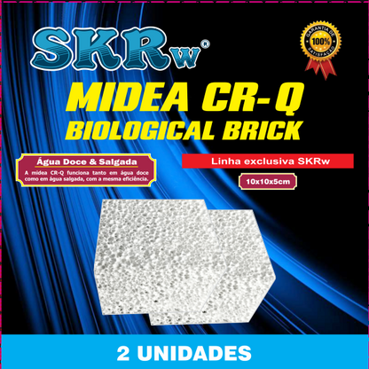 SKRw CERAMICA MIDIA CR-Q BI. BRICK 10X10X5CM 2 UN.
