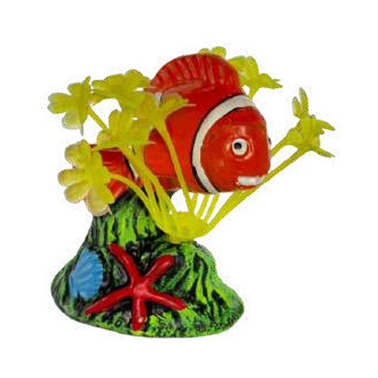 TREMA DECOR.T-61D PEIXE PALHACO C/ANEMONA