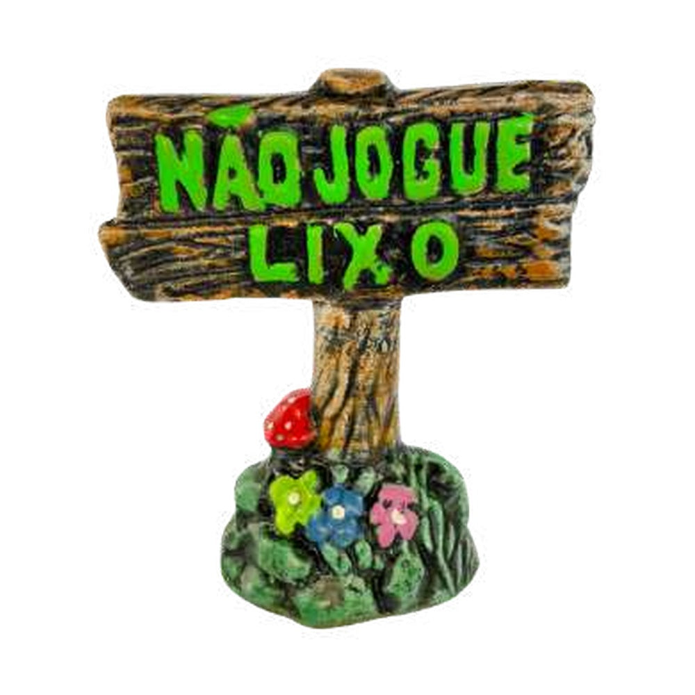 TREMA DECOR.T-85D PLACA NAO JOGUE LIXO