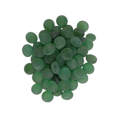 SKRw ENFEITE DE VIDRO F-17-19  FOSCO VERDE 200G