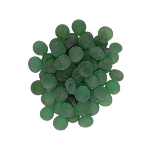 SKRw ENFEITE DE VIDRO F-17-19  FOSCO VERDE 200G