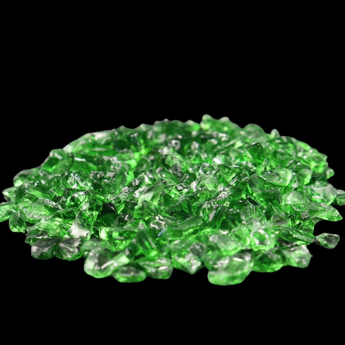 SKRw ENFEITE DE VIDRO F- 6-9  GREEN 200G
