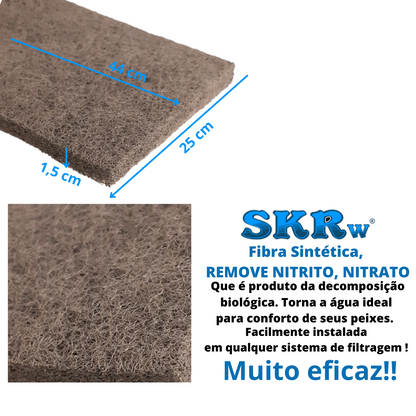 SKRw ESPONJA FILTRANTE REMOVE NITRITO  44X25CM