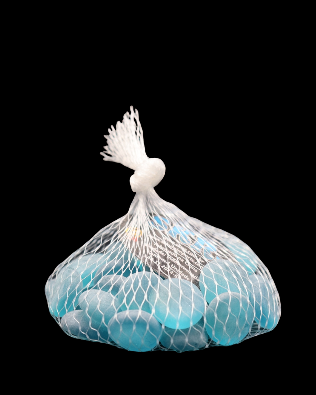 SKRw ENFEITE DE VIDRO F-17-19  FOSCO AZUL CLA 200G