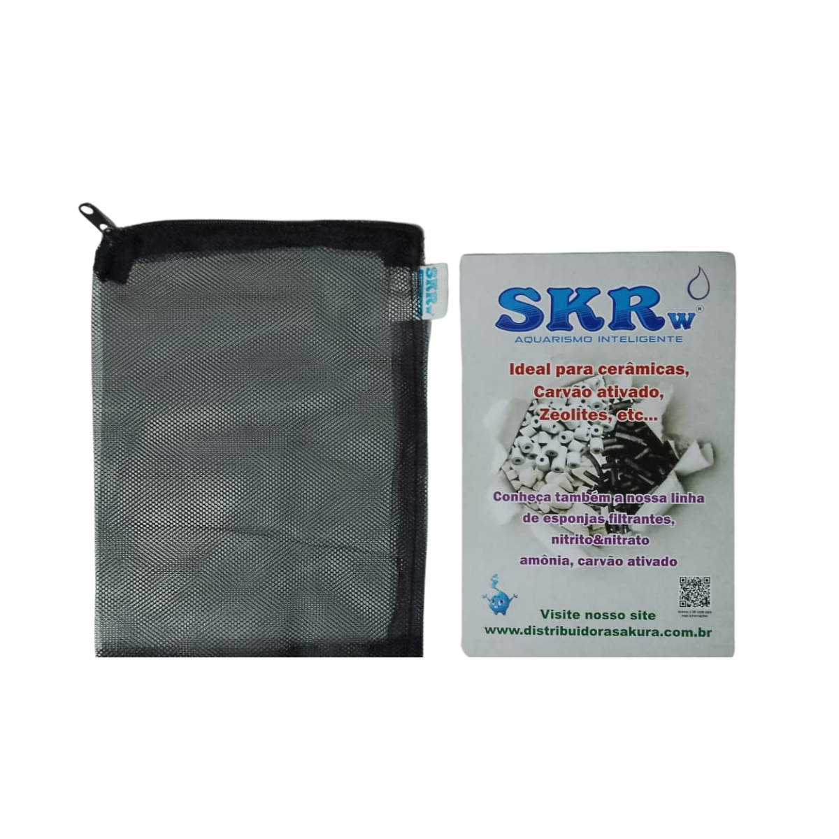 SKRw BOLSA  MAT.FILT. FP-04 16X22CM MALHA FINA PR