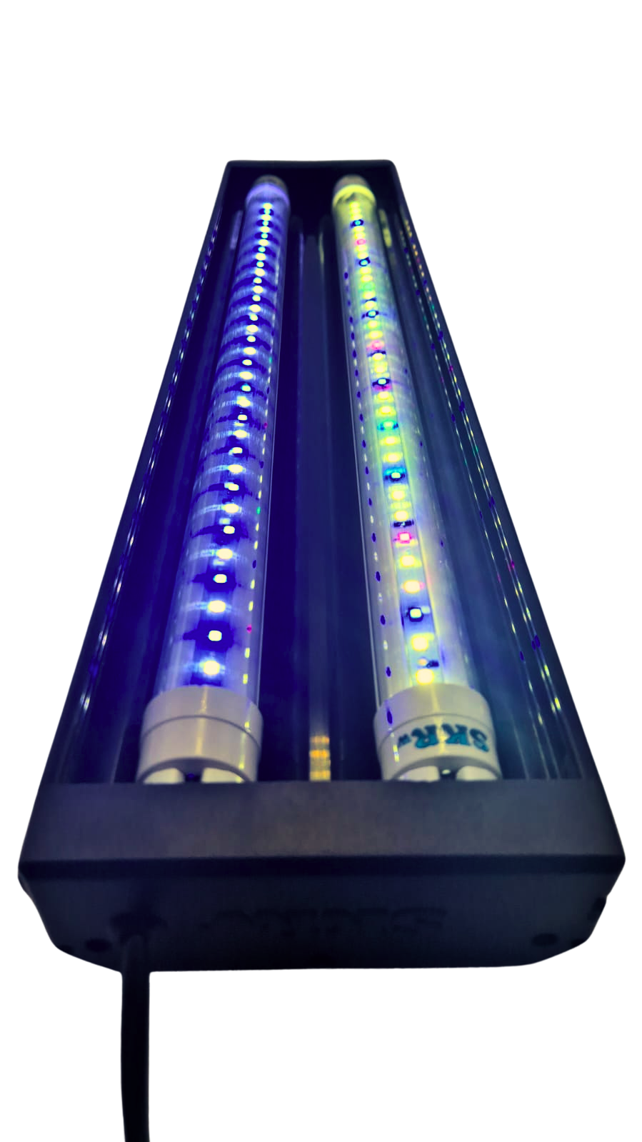 SKRw LIGHT BOX L-70 2 LAMPAD. AZ/BR+PLANT 70-85CM