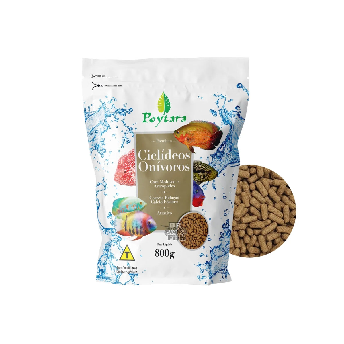 POYTARA CICLIDEOS ONIVOROS 800G