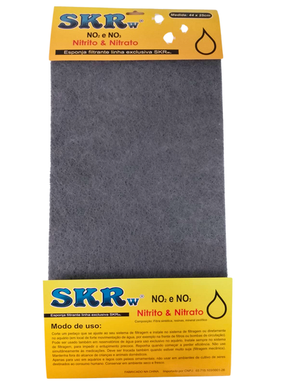 SKRw ESPONJA FILTRANTE REMOVE NITRITO  44X25CM