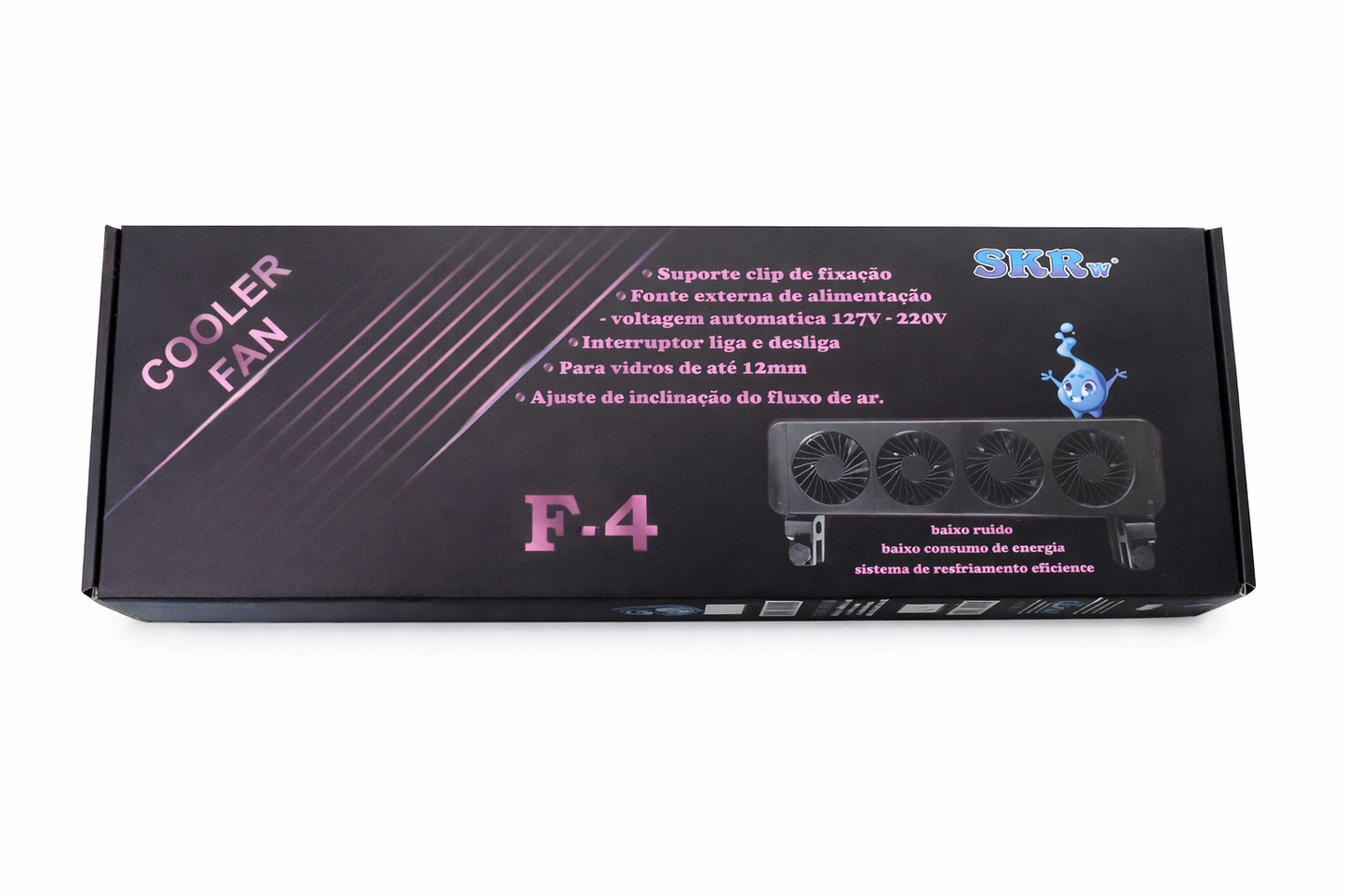 SKRw COOLER FAN 4 COOLER F-4 PRO QUADRUPLO BIVOLT
